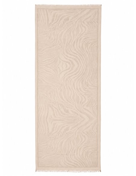 Lenço com estampa de zebra