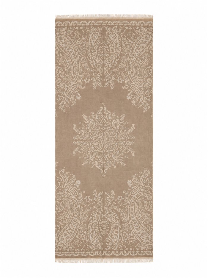 Lenço ornamental com estampa paisley