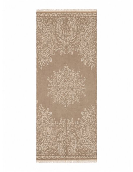 Lenço ornamental com estampa paisley