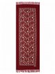 Lenço floral romântico com franjas