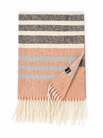 Soft stripe scarf