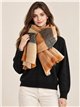 Warmer karierter Schal