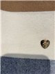 Pull oversize à boutons latéraux