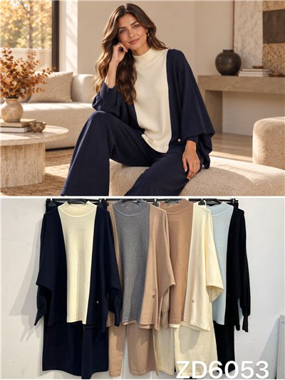 Ensemble pull et pantalon grande taille 2