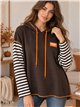 Felpa oversize con cappuccio