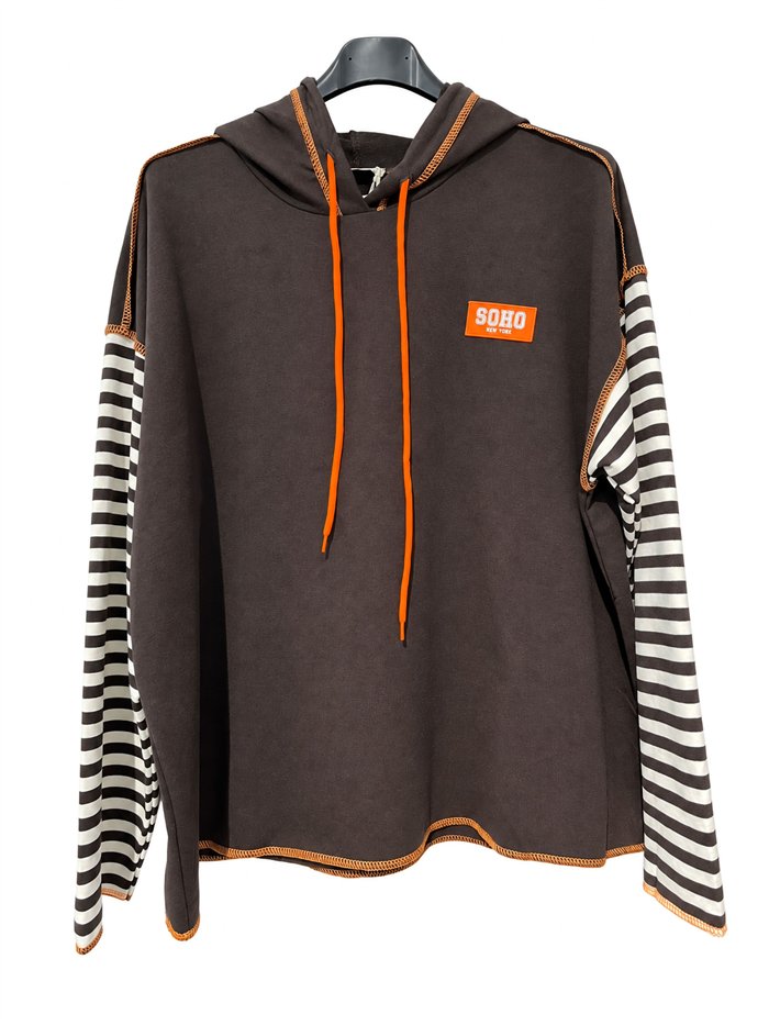 Oversize-Sweatshirt mit Kapuze