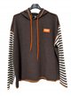 Felpa oversize con cappuccio