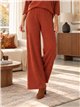 Ensemble pull à col V et pantalon large