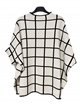 pull à carreaux oversize