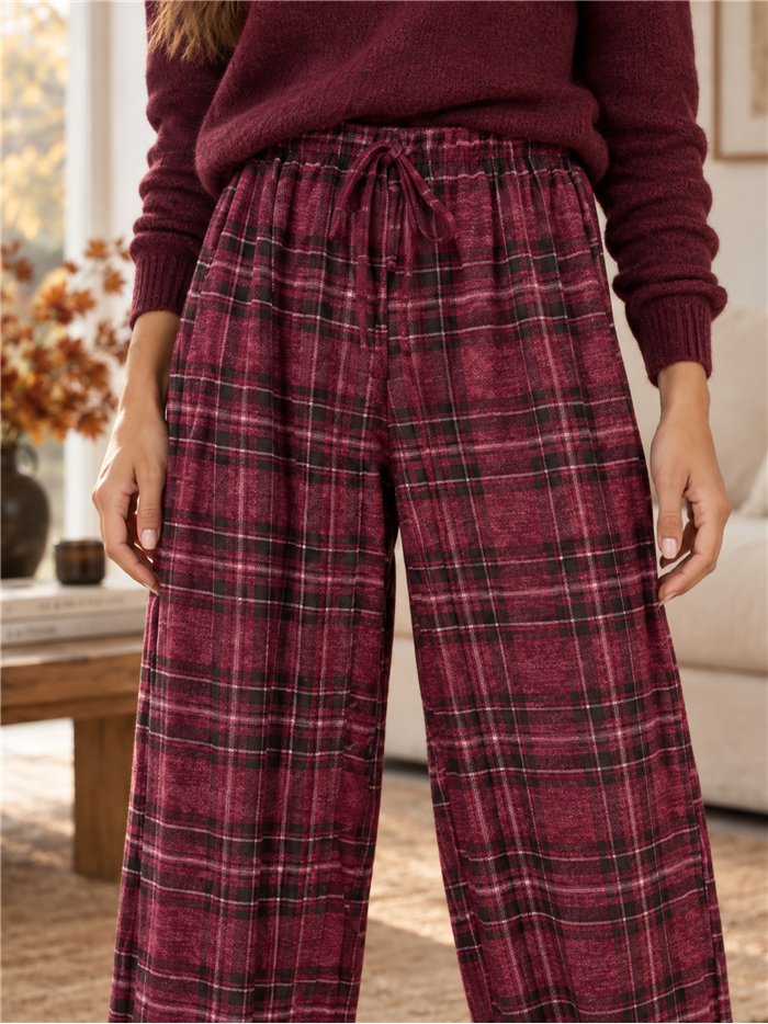 Pantalón jogger de cuadros