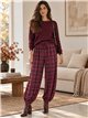 Pantalón jogger de cuadros