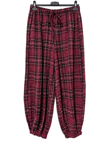 Pantalón jogger de cuadros