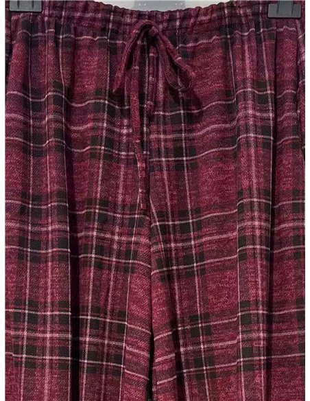 Pantalón jogger de cuadros