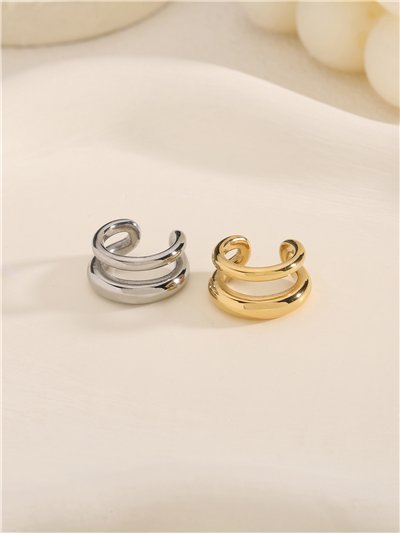 Ear cuff doble aro de acero