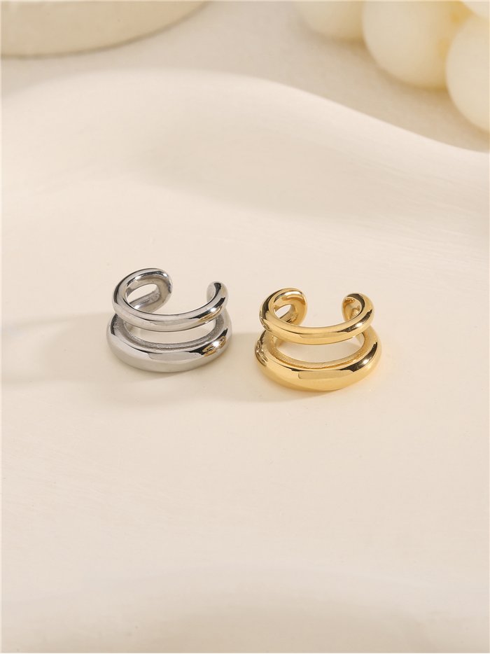 Ear cuff doble aro de acero