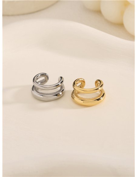 Ear cuff doble aro de acero