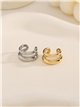 Ear cuff doble aro de acero