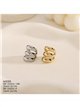 Ear cuff triple aro de acero