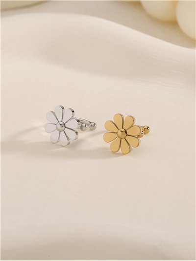 Stahl-Gänseblümchen-Ohrklemme