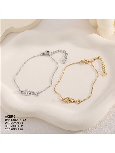 Pulsera pez espina de acero 2