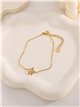 Pulsera estrella de mar de acero