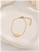 Pulsera pez minimalista de acero