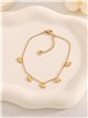 Pulsera elefantes de acero
