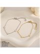 Pulsera triple estrella de acero