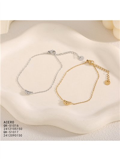 Pulsera de cadena con concha marina 2