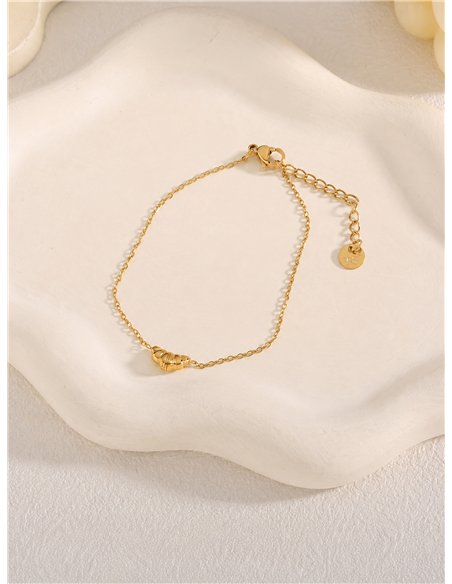 Pulsera de cadena con concha marina