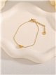 Pulsera de cadena con concha marina
