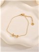 Pulsera de cadena con hueso