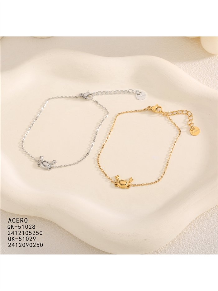 Pulsera de cadena con cangrejo