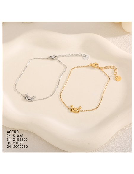 Pulsera de cadena con cangrejo