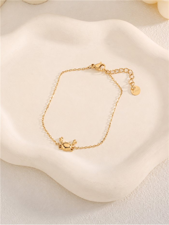 Pulsera de cadena con cangrejo
