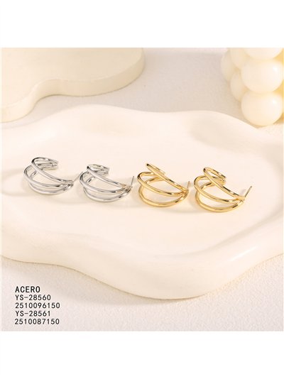 Pendientes de aro triple 2