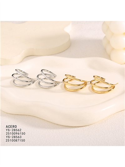 Pendientes de aro triple maxi 2