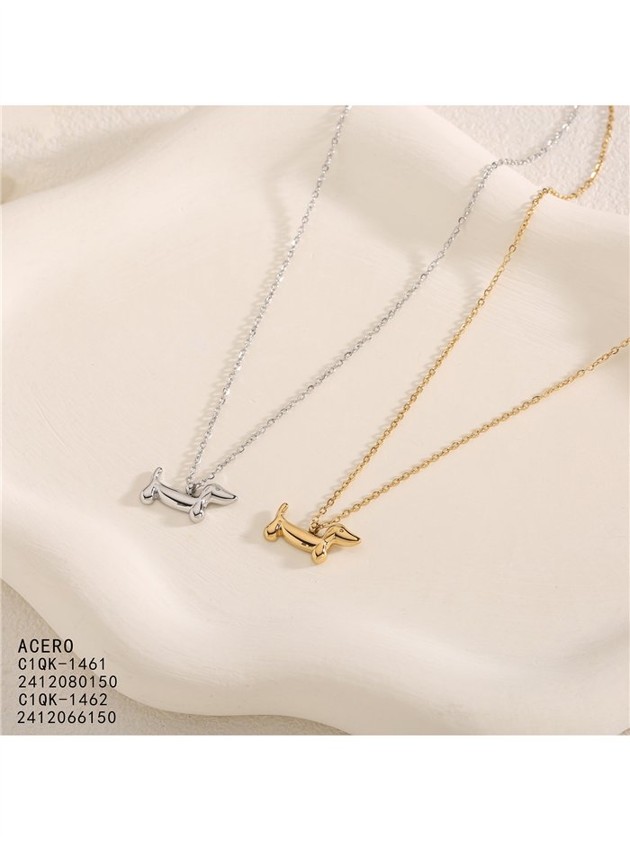 Mini-Stahlhalsband für Dackel