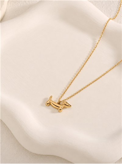 Mini-Stahlhalsband für Dackel
