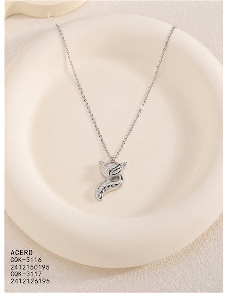 Collar zorro de acero