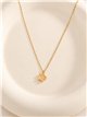Collar flor de acero