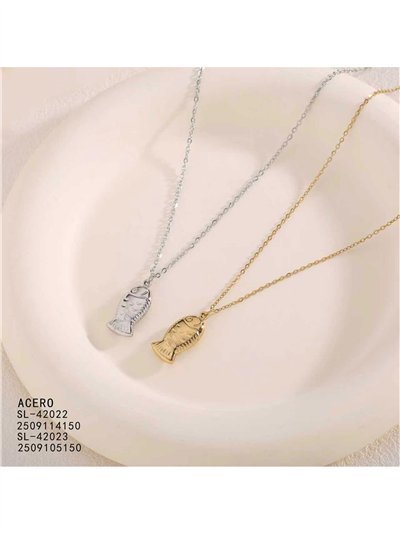 Collar pez de acero 2