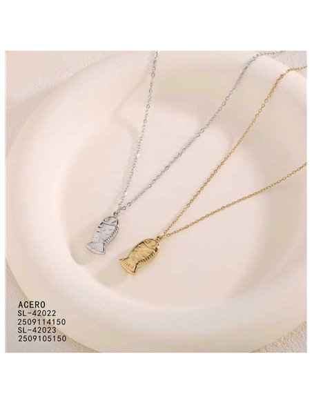 Collar pez de acero
