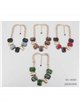 Collana a maglie con resina