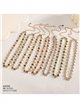 Collier cœur en cristal avec strass
