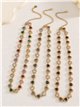 Collier cœur en cristal avec strass