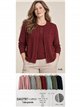 Jersey trenzado efecto doble strass talla grande
