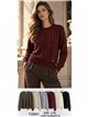 Glänzender Zopfstrickpullover
