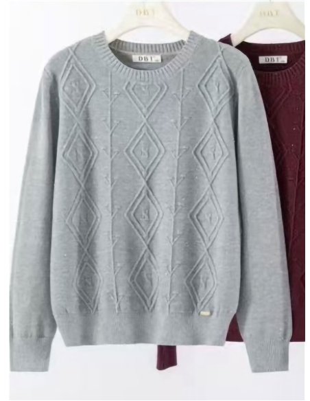 glitzerndes Trikot mit Rautenmuster