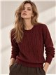 Jersey trenzado ancho brillo
